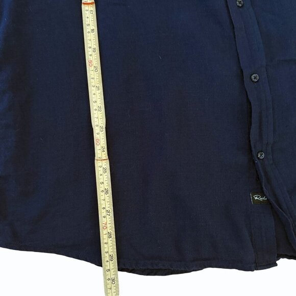Rails Mens Connor Shirt Size XXL Indigo Soft Cotton Button‎ Down Capsule Minimal - Picture 7 of 11